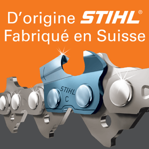 D'origine STIHL. Fabriqué en Suisse.