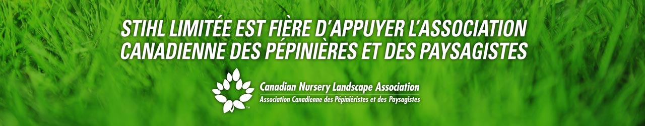 STIHL Limitée est fière d’appuyer l’association canadienne des pépinières et des paysagistes