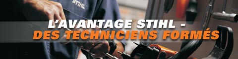 L’avantage STIHL - des techniciens formés