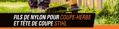 Fils de nylon pour coupe-herbe et tête de coupe STIHL 