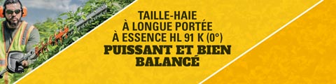 Taille-Haie à Longue Portée à Essence HL 91 K (0°)