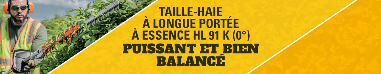 Taille-Haie à Longue Portée à Essence HL 91 K (0°)