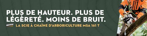 La scie à chaîne d’arboriculture MSA 161 T