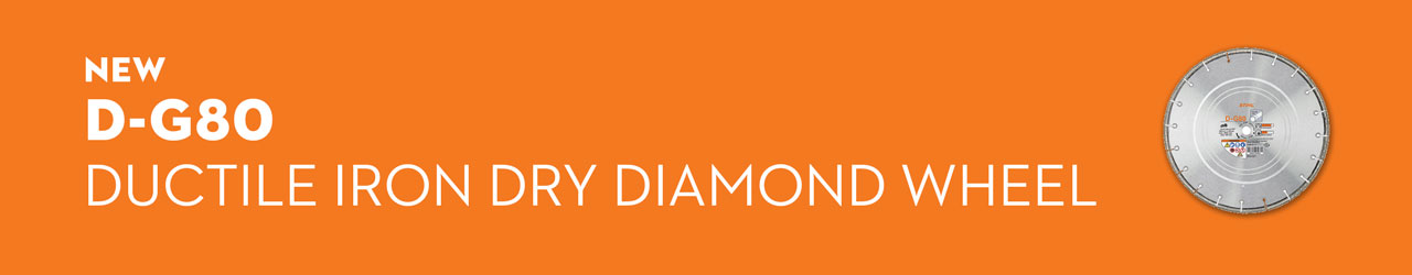 Ductile Iron dry diamond wheel