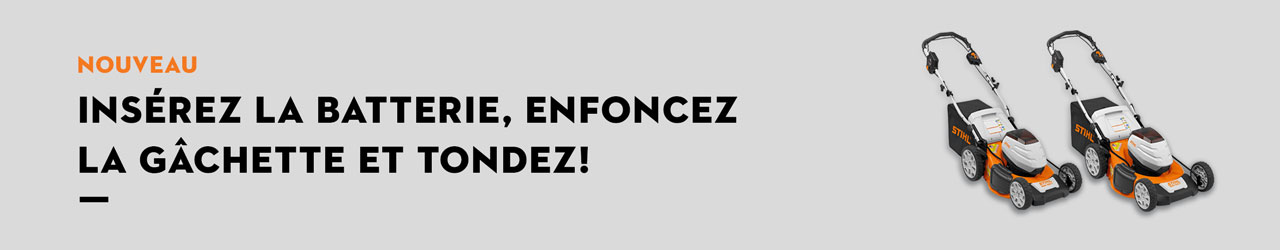 Insérez la batterie, enfoncez la gâchette et tondez!