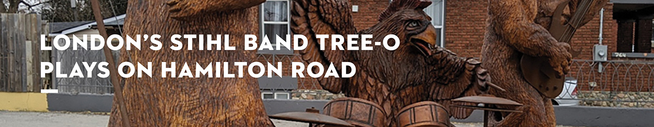 London’s STIHL Band Tree-O Plays on Hamilton Road