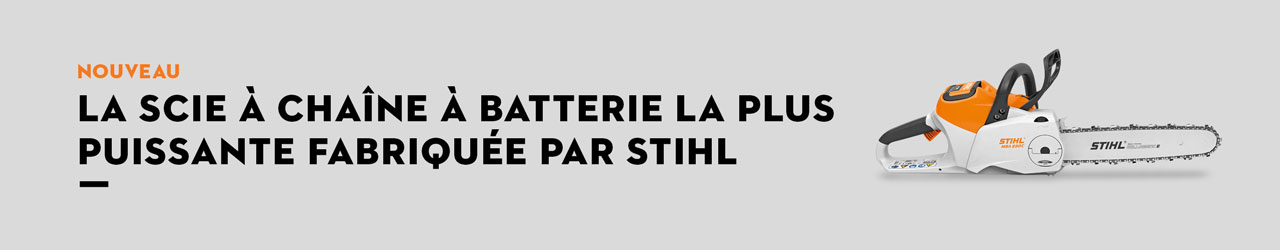 La scie à chaîne à batterie la plus puissante fabriquée par STIHL