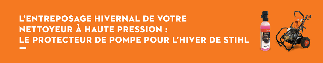 L’entreposage hivernal de votre nettoyeur à haute pression