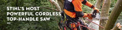 STIHL’s Most Powerful Cordless Top-Handle Saw